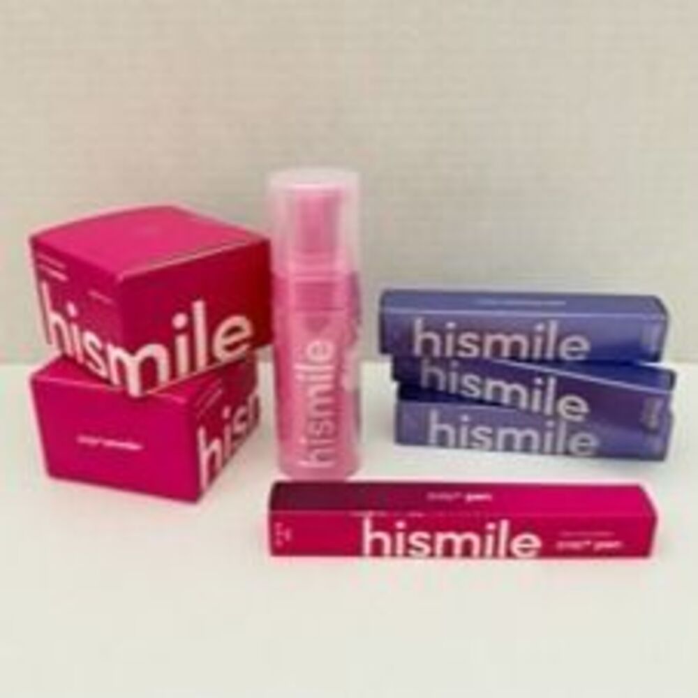 Hismile PAP+ Teeth Whitening Bundle 7pc Powder Pen Glostik NEW